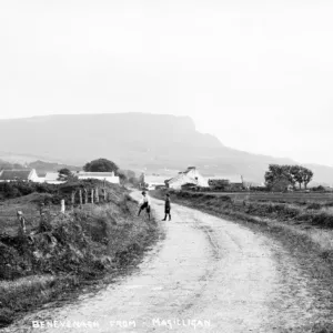 Benevenagh Landscape Print, Northern Ireland, Early 1900s