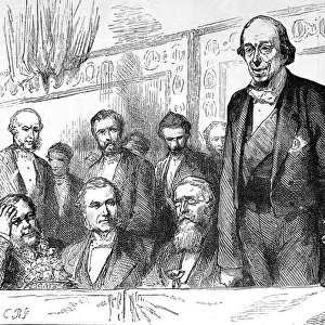 Benjamin Disraeli at the Carlton Club Banquet, 1878
