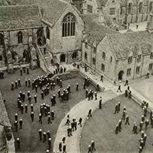 A Birds Eye View of Sherborne School, Dorset - during the filming of Goodbye, Mr Chips