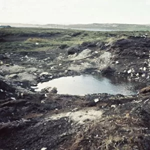 Black Buck bomb crater