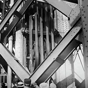 Blackpool Tower lift mechanism, early 1900s