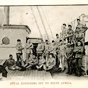 Boer War, Royal Engineers off to South Africa
