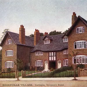 Bournville Village - Cottages on Sycamore Road
