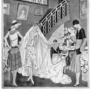 Bridal fashions, 1927