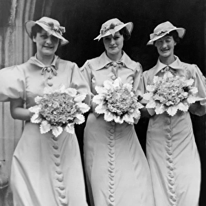 Three bridesmaids
