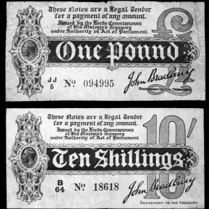 Notas bancarias británicas Notas bancarias británicas