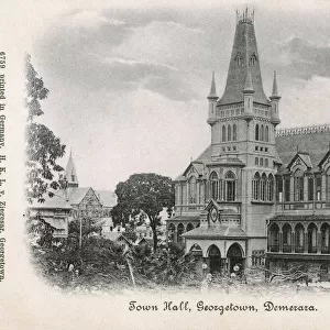 British Guiana (Guyana) Georgetown, Demerara - The Town Hall