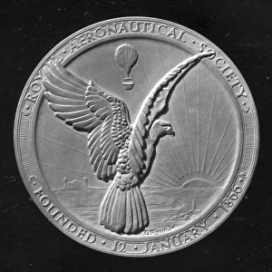 British Silver Medal for Aeronautics obverse 1933