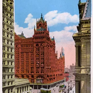 Broad Street Station and West City Hall Square, Philadelphia