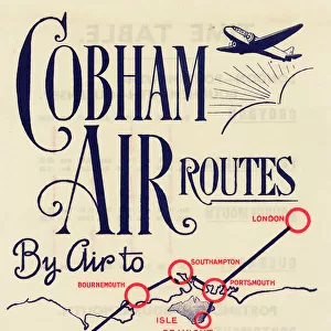 Brochure design, Cobham Air Routes