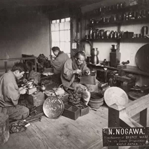 Bronze goods workshop, Japan