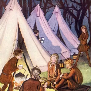 Brownies in camp by Florence Mary Anderson