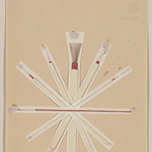 Brushes used in lacquer painting, fig. 5