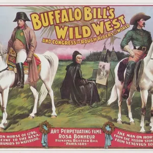 Buffalo Bills Wild West Show Print Buffalo Bills Wild West Show Print