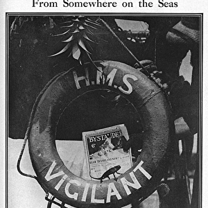 The Bystander on HMS Vigilant, WW1