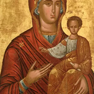 Byzantine art. Greece. Virgin Hodegetria. Icon. Greece