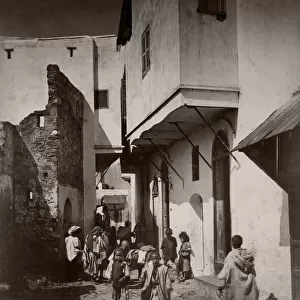 c. 1890s North Africa -street probably Algeria Algiers