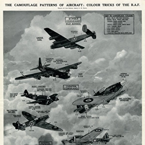 Camouflage patterns of aircraft by G. H. Davis