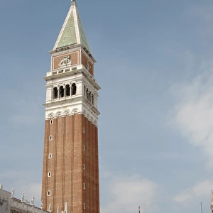 Campanile of St. Mark (XIII century). Venice. Italy