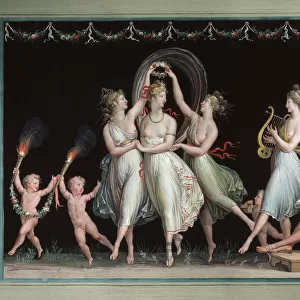 CANOVA, Antonio (1757-1822). The Graces and Venus