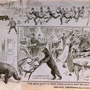 Caricature of the 1906 Bear Hunt