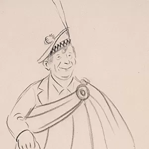 Caricature of Harry Lauder
