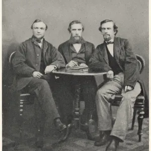 Print of Andrew Carnegie with Colleagues Print of Andrew Carnegie with Colleagues