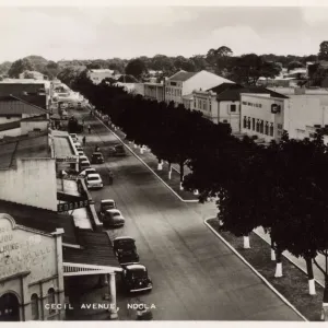 Cecil Avenue, Ndola, Northern Rhodesia, South Central Africa