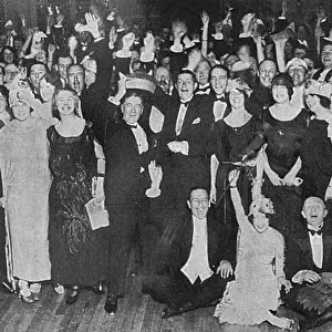 Celebrating the royal wedding at the Hotel Cecil, 1923