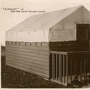 A chalet at Squires Gate Holiday Camp