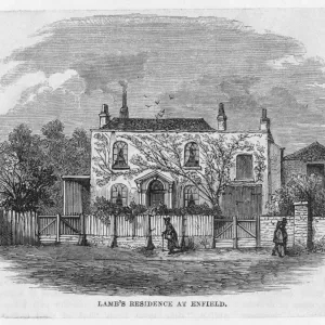 Charles Lamb's Enfield Home Print Charles Lamb's Enfield Home Print