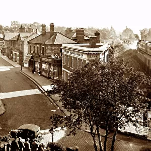 Cheadle Hulme from the Railway Station probably 1920s