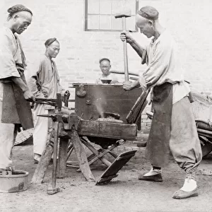 Chinese blacksmiths, c. 1900
