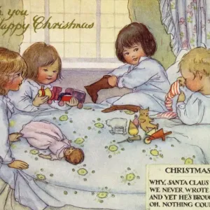 Christmas Morning Print circa 1916 Christmas Morning Print circa 1916