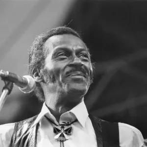 Chuck Berry Print - A Stage Performance Chuck Berry Print - A Stage Performance