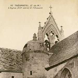Church and Ossuary at Tregastel, France