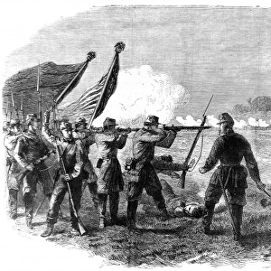The Civil war in America: engagement between the 71st New Yo