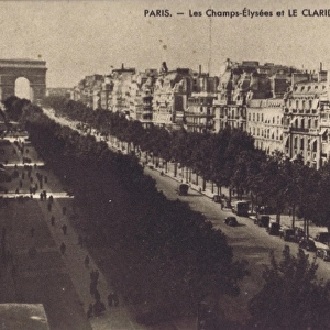 Claridges hotel on the Champs Elysees, Paris, 1920s