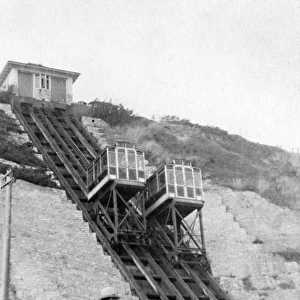 Cliff lifts at Bournemouth, Dorset