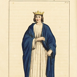 Clovis II, son of Dagobert, King of Neustria and Burgundy