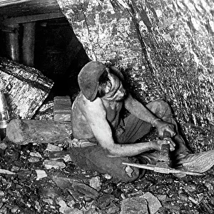 Coal Mining at the coal face early 1900s