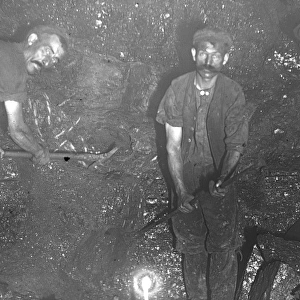 Coalface workers, Baldwins Level, Pontypool, South Wales