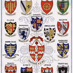 Coats of Arms for Colleges of Cambridge University