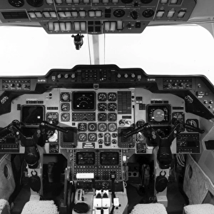 Cockpit of the British Aerospace 125-1000