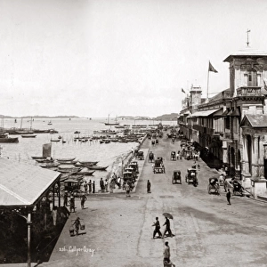 Collyer Quay, Singapore, circa 1890