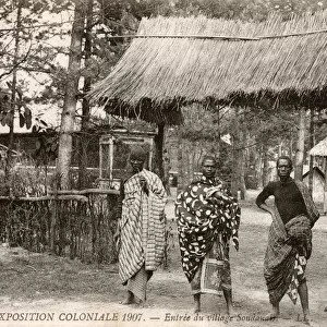 Colonial Exhibition, Bois de Vincennes - Sudanese Village