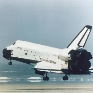 Columbia Space Shuttle Print, 1983 Columbia Space Shuttle Print, 1983