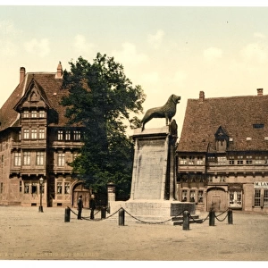 Column of the Lion, Brunswick (i. e. Braunschweig), Germany
