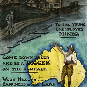 Come down under Australia emigration poster 1926-7