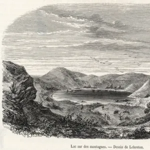 Comoro Islands 1855 Print: Mayotte Landscape Comoro Islands 1855 Print: Mayotte Landscape